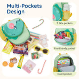 mommore Toddler Backpack for Girls 2 - 4 Cute 3D Kids Backpack Butterfly Small Pre - K Backpacks Water - Resistant for Preschool Kindergarten with Toddler Leash, Chest Buckle