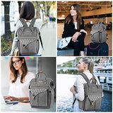 MOMUVO Laptop Backpack for Women, 15.6 Inch Laptop Bag Work Backpack with USB Charging Port, School Bookbag College Backpack, Suitable for Work,Travel, Business
