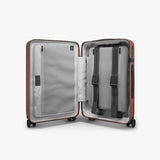Monos Carry-On Luggage 22 Inch – Lightweight Hardside Spinner Suitcase with TSA Lock | Airline Approved, 39.9L Polycarbonate Rolling Carry On Bag | Overhead Bin Suitcase for Travel | Terracotta