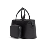 Monos Metro Duffel Nylon, Travel Duffel Bag & Weekender with Shoe Compartment, Lightweight Carry - On Approved, Carbon Black