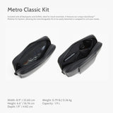 Monos Metro Duffel Nylon, Travel Duffel Bag & Weekender with Shoe Compartment, Lightweight Carry - On Approved, Carbon Black