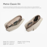Monos Metro Duffel Vegan Leather Microfiber, Travel Duffel Bag & Weekender with Shoe Compartment, Carry - On Approved, Ivory