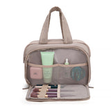 Montana West Travel Toiletry Bag for Women, Large Capacity Makeup Organizer, Lightweight Puffy Cosmetic Bag with Waterproof Lining, Front & Back Zipper Pockets, Travel Essentials Bag