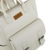 Montana West Wrangler Medium Backpack Purse for Women Off - white Fashion Backpack with Removable Crossbody Strap for Travel Work WG175 - 9110TN