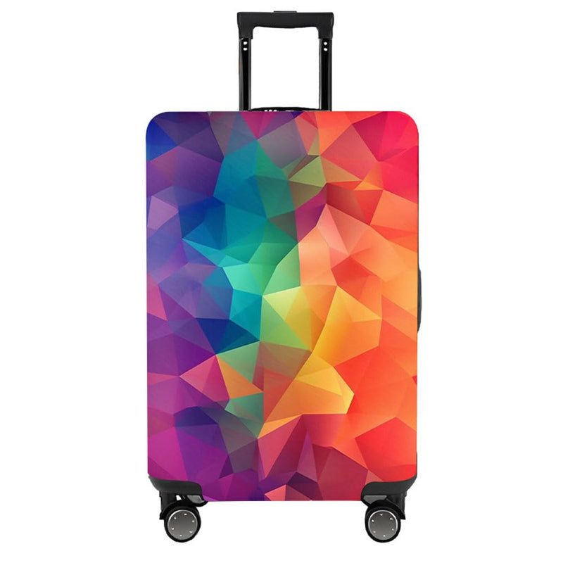 MosaiRudo Travel Luggage Covers For Suitcase Tsa Approved,Suitcase Cover Protector Fit 18 - 32 Inch Luggage Travel Accessories (T2483, L)
