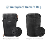 MOSISO Camera Bag, Top Access Crossbody Shoulder Bag for DSLR SLR Cameras with Lens Kit, Padded Camera Case with Rain Cover & Adjustable Should Strap, Photography Bags for Canon/Nikon/Sony, Black