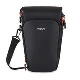 MOSISO Camera Bag, Top Access Crossbody Shoulder Bag for DSLR SLR Cameras with Lens Kit, Padded Camera Case with Rain Cover & Adjustable Should Strap, Photography Bags for Canon/Nikon/Sony, Black