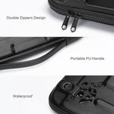MOSISO Hard Shell Laptop Case Sleeve, 15.6 inch Computer Bag Compatible with MacBook, HP, Dell, Lenovo, Asus, Notebook, 16 inch Abstract Geometric Waterproof Carrying Case Bag with Strap, Black