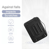 MOSISO Hard Shell Laptop Case Sleeve, 15.6 inch Computer Bag Compatible with MacBook, HP, Dell, Lenovo, Asus, Notebook, 16 inch Abstract Geometric Waterproof Carrying Case Bag with Strap, Black