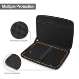 MOSISO Hard Shell Laptop Case Sleeve, 15.6 inch Computer Bag Compatible with MacBook, HP, Dell, Lenovo, Asus, Notebook, 16 inch Abstract Geometric Waterproof Carrying Case Bag with Strap, Black