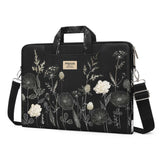 MOSISO Laptop Bag for Women, 15.6 inch Computer Bag Compatible with MacBook, HP, Dell, Lenovo, Asus, Notebook, 15 - 15.6 inch Laptop Messenger Shoulder Sleeve with Strap, Retro Flower