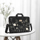 MOSISO Laptop Bag for Women, 15.6 inch Computer Bag Compatible with MacBook, HP, Dell, Lenovo, Asus, Notebook, 15 - 15.6 inch Laptop Messenger Shoulder Sleeve with Strap, Retro Flower