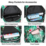 MOSISO Sling Backpack,Travel Hiking Daypack Pattern Rope Crossbody Shoulder Bag, Palm Leaf Flower