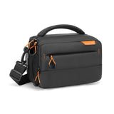 MOSISO Small Camera Bag for Photographers,Compact Camera Shoulder Bags for DSLR/SLR/Mirrorless Cameras,Waterproof Crossbody Padded Photography Bag with Rain Cover for Canon/Nikon/Sony, Black