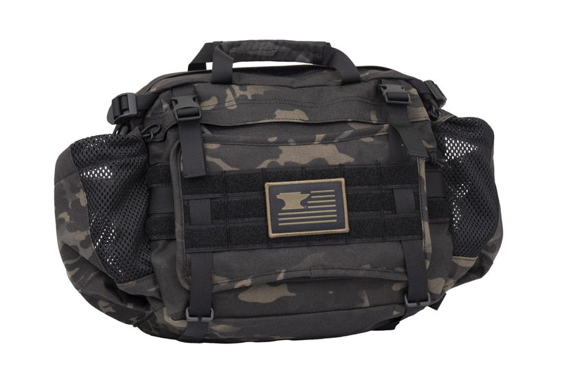 Mountainsmith Tour EVO Lumbar Pack - 9L Tactical Waist Pack with MOLLE for Hunting, EDC, Backcountry Travel, & Hiking - Multicam Black