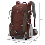 MOUNTAINTOP 25L/40L Hiking Backpack,Lightweight Travel Backpack for Men Women Outdoor Backpacking, Camping
