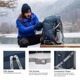 MOUNTAINTOP 25L/40L Hiking Backpack,Lightweight Travel Backpack for Men Women Outdoor Backpacking, Camping