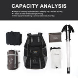 MOUNTAINTOP 40L Hiking Backpack Lightweight Travel Backpack for Men&Women Outdoor Camping Backpacking