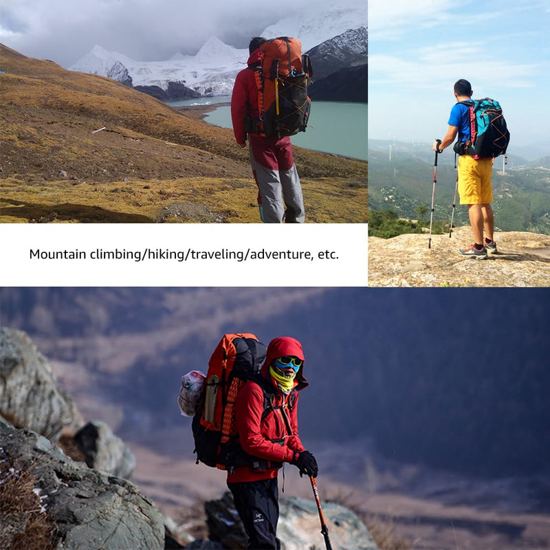 MOXIHIKE 3FULGEAR QiDian Hiking Backpack for Men Women 56L(40+16) Lightweight Outdoor Camping Bag Trekking Daypack (Grey)