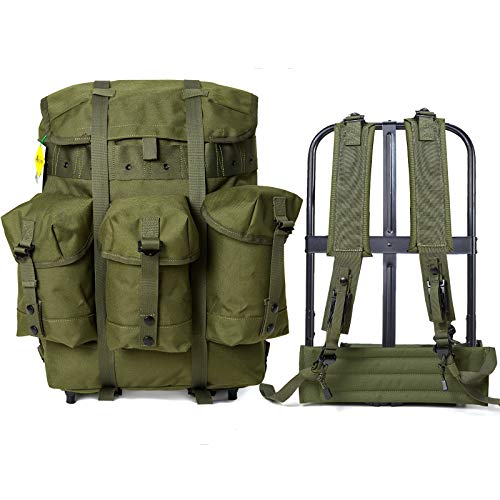 MT Military Alice Pack Medium Army Survival Combat ALICE Rucksack Backpack 50L Olive Drab | Backpacks4Less