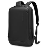 Muzee Business Backpack for Men 15.6 Inch, Slim Laptop Backpack with USB Port, Water Resistant Lightweight Travel Backpack with Hard Shell Design for Office