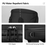 Muzee Business Backpack for Men, 17.3 Inch Water - Resistant & Anti - Scrape Travel Laptop Backpack with USB Charging Port, High Tech Backpack Fits Notebook & Tech Gear