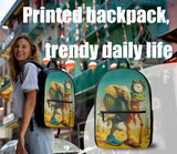 mxyteabz Cappuccino Assassino Backpack for Travel & Outdoor – Italian Brain Rot Backpack Meme Style with Spacious Pocket