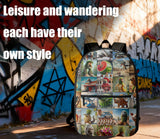 mxyteabz Cappuccino Assassino Backpack for Travel & Outdoor – Italian Brain Rot Backpack Meme Style with Spacious Pocketb (A)
