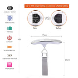 MYCARBON Digital Luggage Scale - High Precision Hanging Scale 110 lb/50KG with Backlit Display, Perfect for Travel and Home