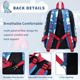 mygreen 14 Inch Kids Backpack for Boys & Girls, Features Padded Back & Adjustable Strap, Perfect Size for School & Travel Backpacks Helicopter Water Blue