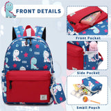 mygreen 14 Inch Kids Backpack for Boys & Girls, Features Padded Back & Adjustable Strap, Perfect Size for School & Travel Backpacks Helicopter Water Blue