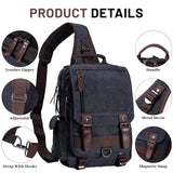 mygreen Sling Canvas Cross Body Messenger Bag Shoulder Backpack
