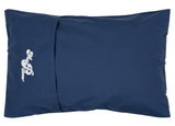 MyPillow Multi - Use Travel Pillow Compact Pillow for On - The - Go Comfort and Sleeping, Portable, Compact, Washable Pillow for Adult and Kids Neck Support [Midnight Blue]