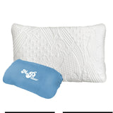 MyPillow Multi - Use Travel Pillow Compact Pillow for On - The - Go Comfort and Sleeping, Portable, Compact, Washable Pillow for Adult and Kids Neck Support [Midnight Blue]