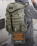 Mystery Ranch 2 Day Backpack – Modern Utility Bag w/Exterior Webbing, Removable Waist Belt & Laptop Sleeve – Ponderosa, S/M