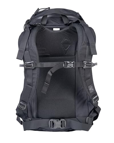 Mystery Ranch 2 Day Backpack – Modern Utility Bag with Exterior Webbing, Removable Waist Belt & Laptop Sleeve – Black, L/XL