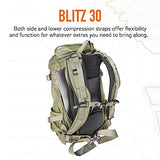 Mystery Ranch Blitz 30 Backpack – Tactical Daypack with Waistbelt & Padded Laptop Sleeve – Forest, 30L, S/M