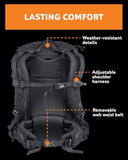 Mystery Ranch Blitz 35 Backpack – Modern Utility Bag with Top-Load Access, Organized Lid & Laptop Sleeve – Ponderosa, L/XL