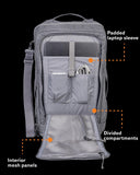 Mystery Ranch Mission Rover 45 Backpack – Duffel Bag with Side Handle, Lockable Zippers & Padded Laptop Sleeve – Black