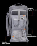 Mystery Ranch Mission Rover 45 Backpack – Duffel Bag with Side Handle, Lockable Zippers & Padded Laptop Sleeve– Shadow