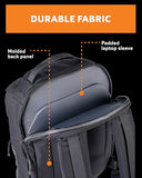 Mystery Ranch Rip Ruck 24 Backpack – Durable Day Bag with Magnetic Zip Lid, Molded Back Panel & Padded Laptop Sleeve – Black