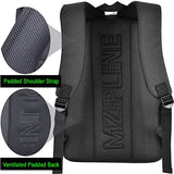 MZIPLINE Backpack Bag-Smell Proof-Classics Casual Travel Daypack Travel bags for College Student Men & Women Work (Black/Black)