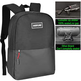 MZIPLINE Backpack Bag-Smell Proof-Classics Casual Travel Daypack Travel bags for College Student Men & Women Work (Black/Black)
