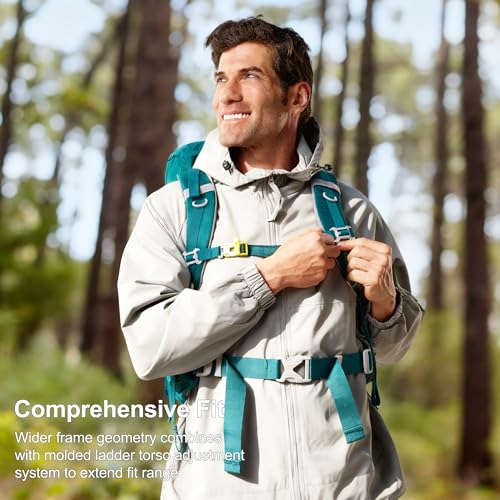 N NEVO RHINO 35L Internal Frame Backpack,Women Men’s Backpacking Backpack with Rain Cover,30+5 Liter Lightweight Hiking Backpacking Packs for Camping,Hiking,Traveling