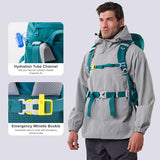 N NEVO RHINO 35L Internal Frame Backpack,Women Men’s Backpacking Backpack with Rain Cover,30+5 Liter Lightweight Hiking Backpacking Packs for Camping,Hiking,Traveling