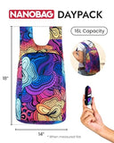 Nanobag Daypack - Ultralight 16L Foldable Travel & Hiking Backpack, Reusable, Packable, Collapsible Bag for Men & Women