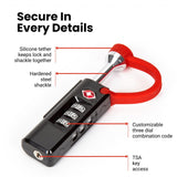 NANUK TSA Approved Lock – Durable, Secure Travel Case Lock with Cut - Resistant Steel Shackle & Rustproof
