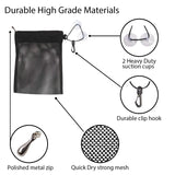 Naroa Waterproof Multifunctional Toiletry Shower Bag for Gym, Travel, Business and Foldable Portable Hanging Bathroom Mesh Caddy with Wet & Dry Storage Suction Hook Tote for Men Women