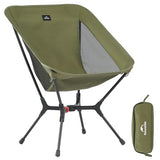 Naturehike YL01 Snap Camping Chair, 1 Second Setup Frame, 441lb Capacity Camp Chair, Portable & Lightweight Backpacking Chair | Backpacks4Less