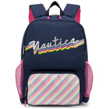 Nautica Backpack for Kids | Kindergarten, Elementary Children Backpack | 16" Tall | Retro Rainbow